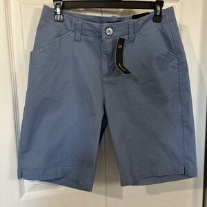 Lee Bermuda dusty Blue Shorts regular fit     mid rise size 8 medium